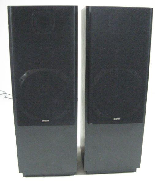 Appraisal: Two Dimensia Floor Speaker Cabinets with RCA SPK E speakers