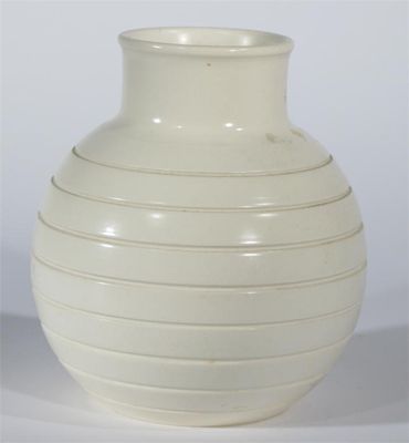 Appraisal: A Wedgwood earthenware vase designed by Keith Murray ovoid form