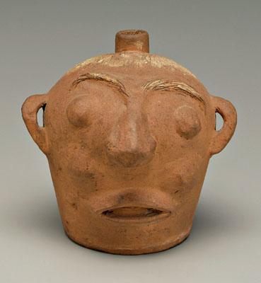 Appraisal: Charles Ferguson face jug incised hair and eyebrows with straight