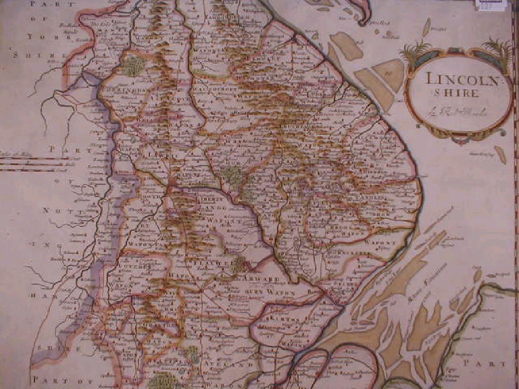 Appraisal: A Robert Morden map of Lincolnshire X