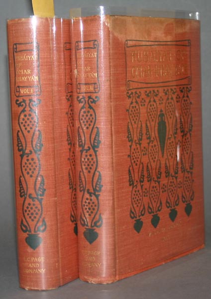 Appraisal: Rubaiyat Editions Vols mo vo Rubaiyat Of Omar Khayyam English