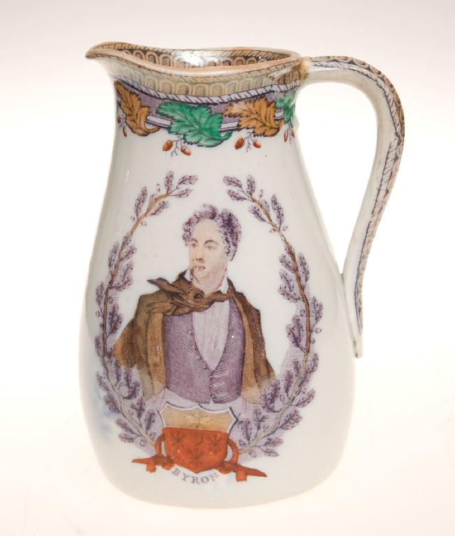 Appraisal: THOMAS FELL CO POTTERY BYRON JUG th CENTURY printed in