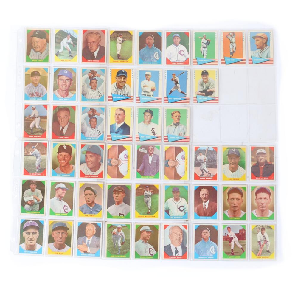 Appraisal: - FLEER LOT OF CARDS MOSTLY VGEX TO EXMT -