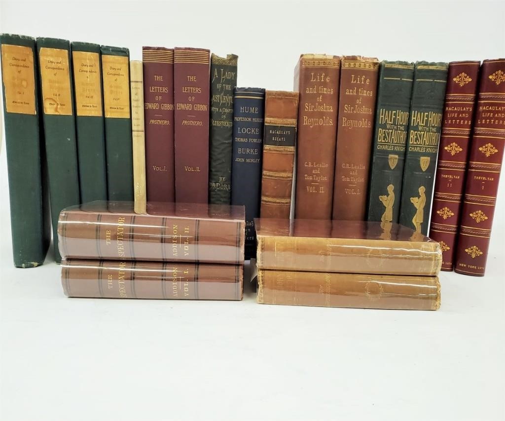 Appraisal: volumes to include An Autobiography by Anthony Trollope vol Lon