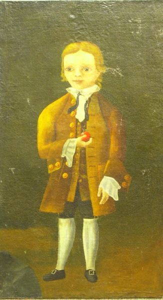 Appraisal: Anglo American School Oil on Canvas Portrait of a Boy