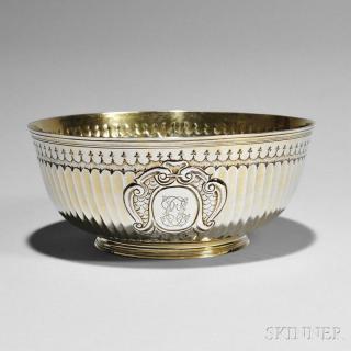 Appraisal: Queen Anne Britannia Standard Silver-gilt Bowl London - maker's mark