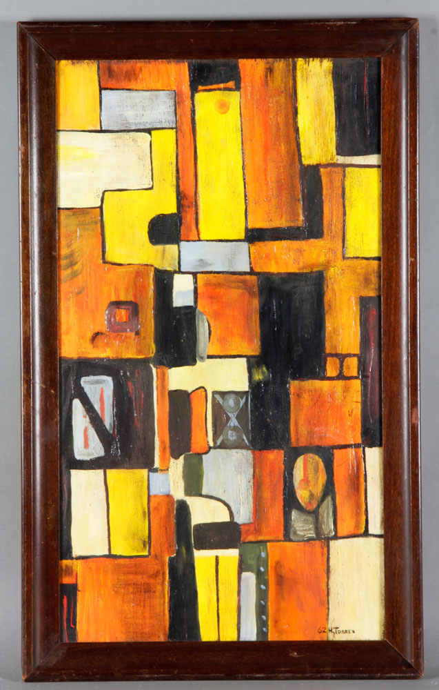 Appraisal: - Torres Abstract O B Horacio Torres - abstract in