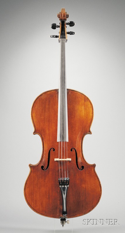 Appraisal: Violoncello labeled GIUSEPPE SCARAMPELLA FECE IN FIRENZE ANNO length of