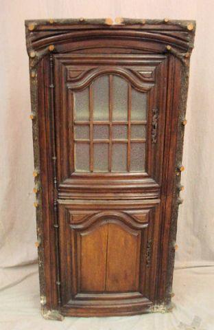 Appraisal: Adirondack Style Corner Cabinet Dimensions x x h