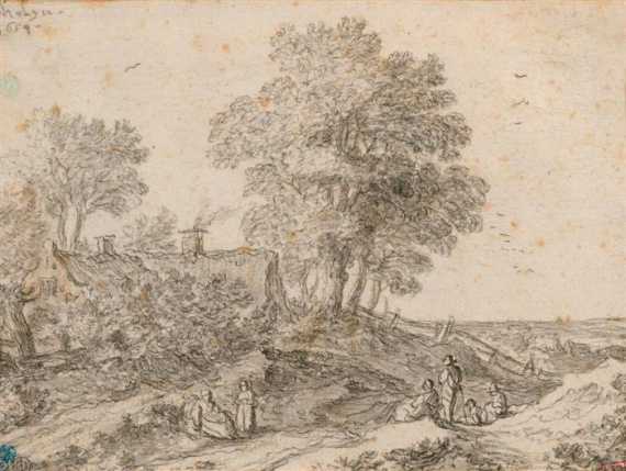 Appraisal: MOLIJN PIETER DE London - Haarlem Landscape with farmstead and