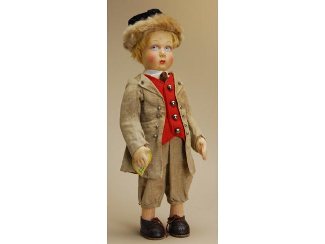 Appraisal: All Original Lenci Character Boy Italy ca jointed felt character