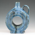 Appraisal: Brush McCoy Onyx clock jug in blue without the clock