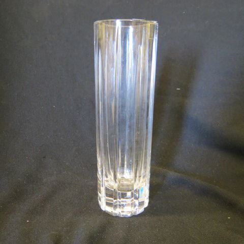 Appraisal: Baccarat Crystal Vase ray cut signed excellent