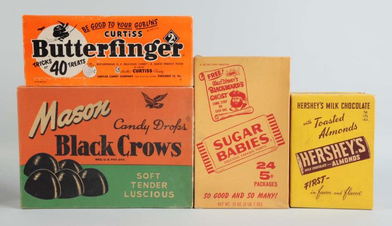 Appraisal: Lot Of Candy Boxes This lot includes a Mason Black