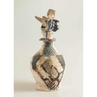 Appraisal: Peter Vanden Berge b Ceramic Pot Peter Vanden Berge Netherlands