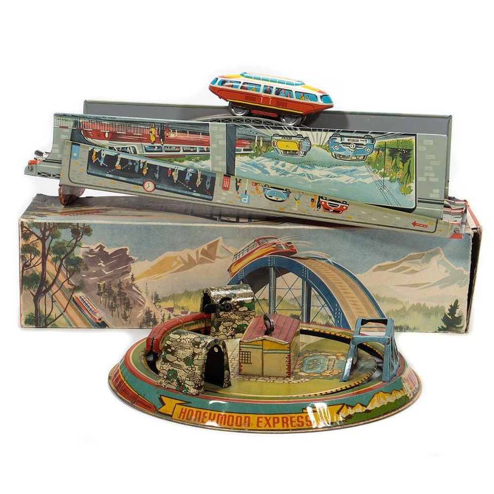 Appraisal: Marx Honeymoon Express Technofix Roller Coaster Marx windup Union Pacific