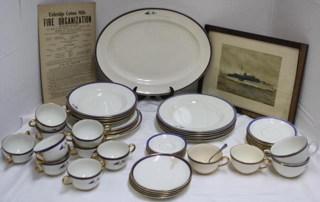 Appraisal: -PIECES OF JOHNSON BROS CHINA MANUFACTUREDEXCLUSIVELY FOR THE SEAGOING DIESEL