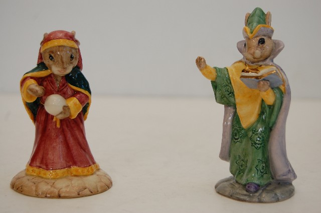 Appraisal: TWO DOULTON BUNNYKINS FORTUNE TELLER AND MYSTIC