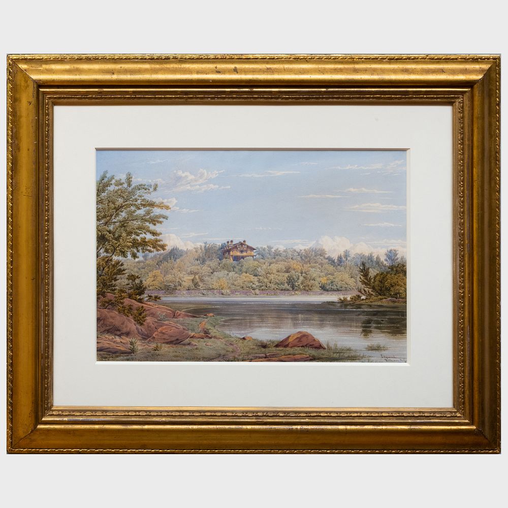 Appraisal: William Rickarby Miller - Edgewood Pelham NY Watercolor on paper