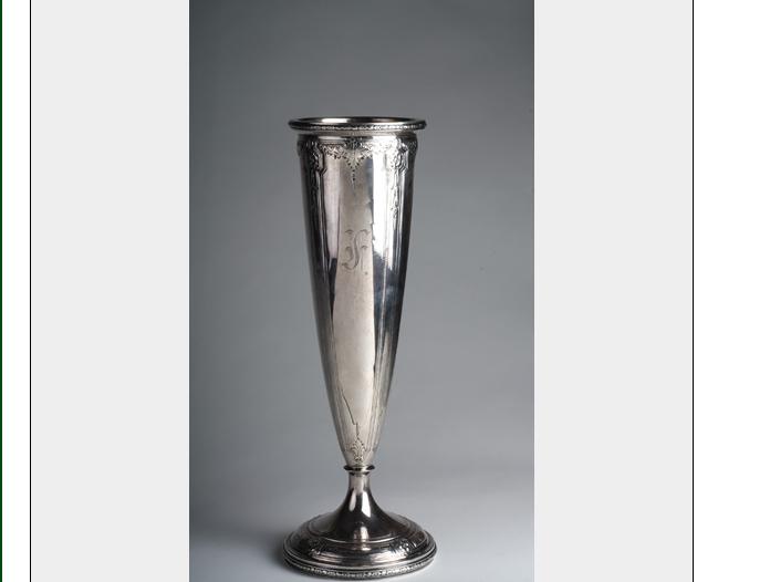 Appraisal: AMERICAN SILVER VASE THE WATSON CO EARLY TWENTIETH CENTURY The