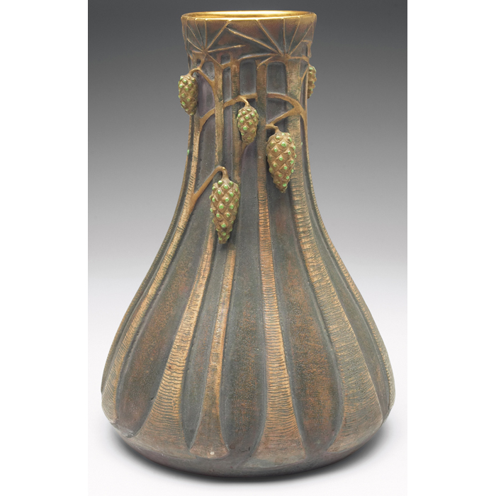 Appraisal: Good Amphora vase c - designed by Paul Dachsel large