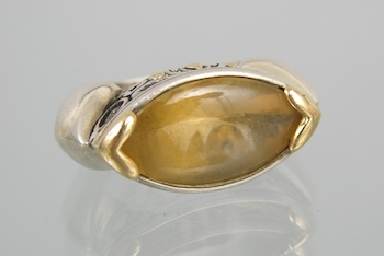 Appraisal: A Signed John Hardy Sterling Silver k Gold and Citrine