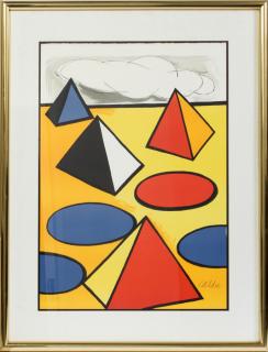 Appraisal: ALEXANDER CALDER COLOR LITHOGRAPH ALEXANDER CALDER AMERICAN - COLOR LITHOGRAPH