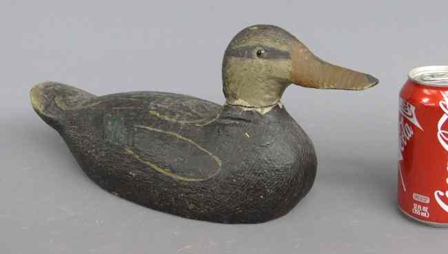 Appraisal: Early painted decoy '' Length