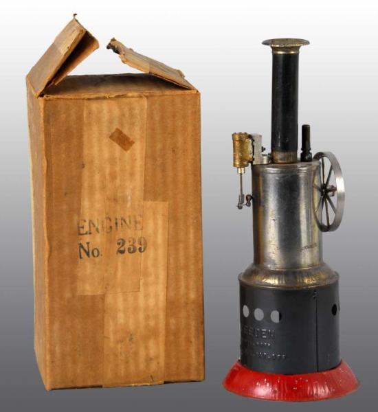 Appraisal: Weeden No Upright Steam Engine Toy Description Includes its original