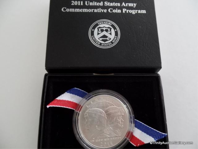 Appraisal: Silver United States Army Comm Unc CoinIssued in by the