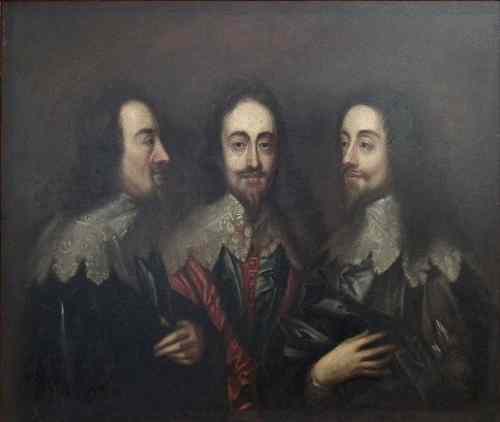 Appraisal: H Stone th Century British after Van Dyck - -