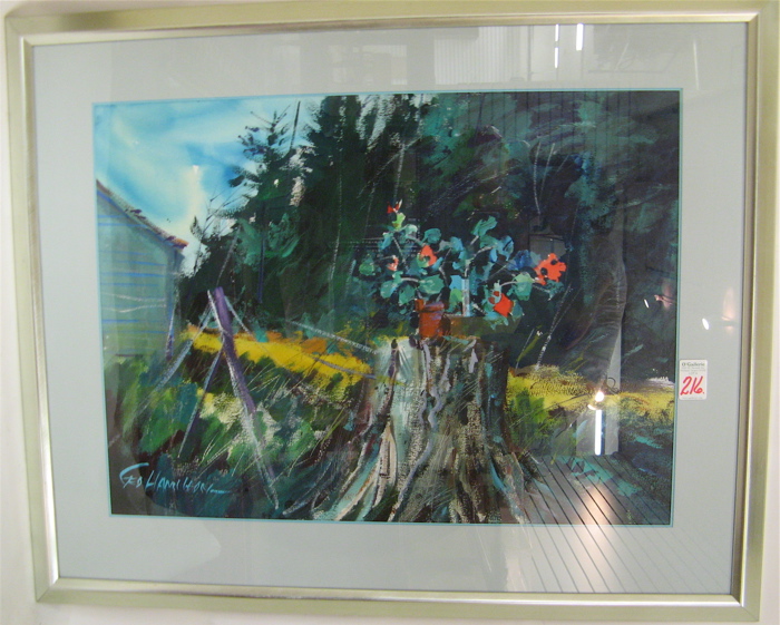 Appraisal: GEORGE HAMILTON WATERCOLOR ON PAPER Seattle Washington th century Landscape