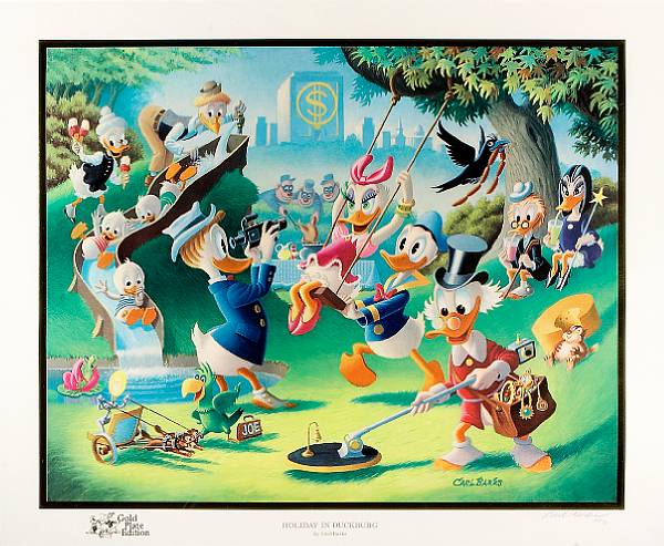 Appraisal: Carl Barks Another Rainbow Gold Plate Artist Proof AP- to