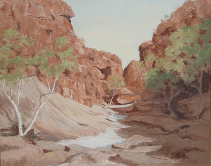 Appraisal: Max Boyd working 's - 's Red Grandeur- Roma Gorge