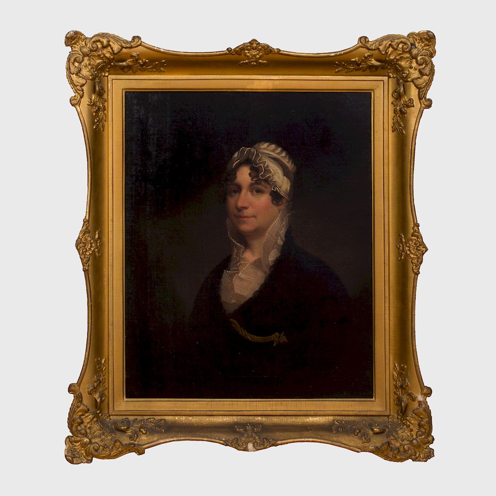 Appraisal: Attributed to Ezra Ames - Portrait Said to be Mrs