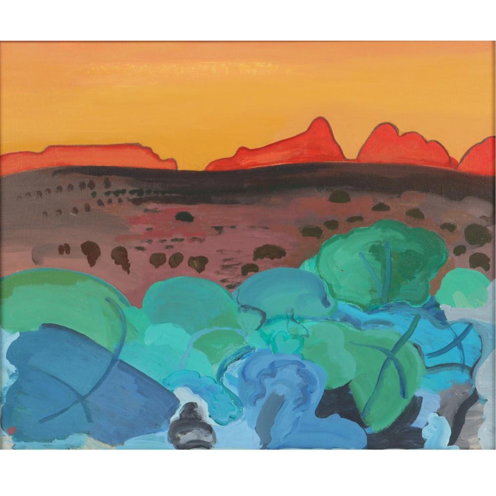 Appraisal: DAVID BARBERO AMERICAN SANTA FE - SIERRA DEL CARMEN ACRYLIC