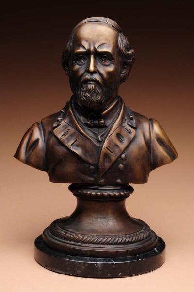 Appraisal: General Robert E Lee Life-size bronze bust of Confederate Gen