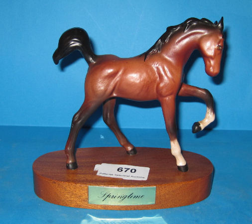 Appraisal: Beswick foal Springtime on wood stand