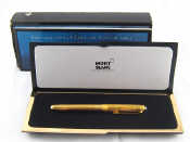 Appraisal: A Mont Blanc gold plated on sterling silver fountain pen