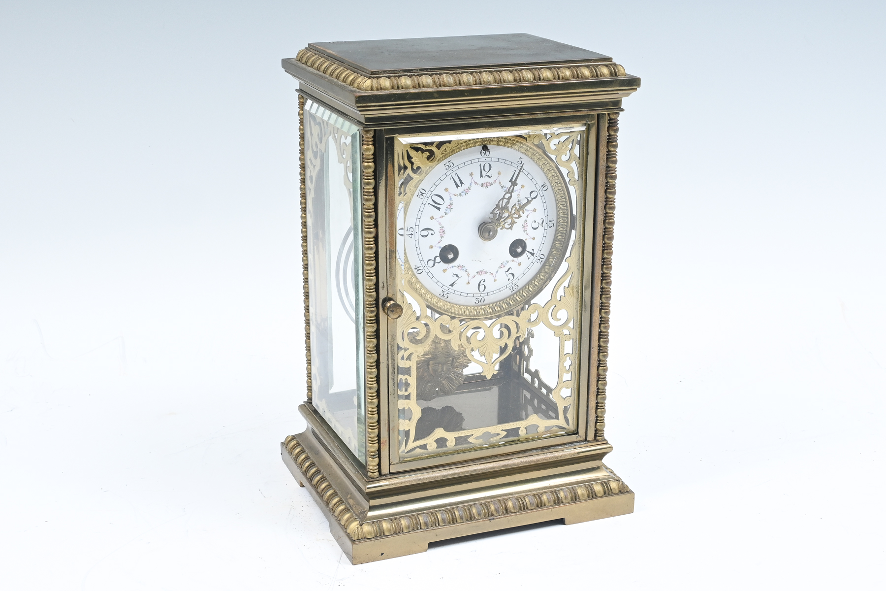 Appraisal: FRENCH VINCENT CIE BRASS CLOCK Late th century French regulator