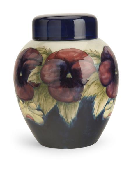 Appraisal: MOORCROFT POTTERY LARGE GINGER JAR AND COVER CIRCA glazed earthenware