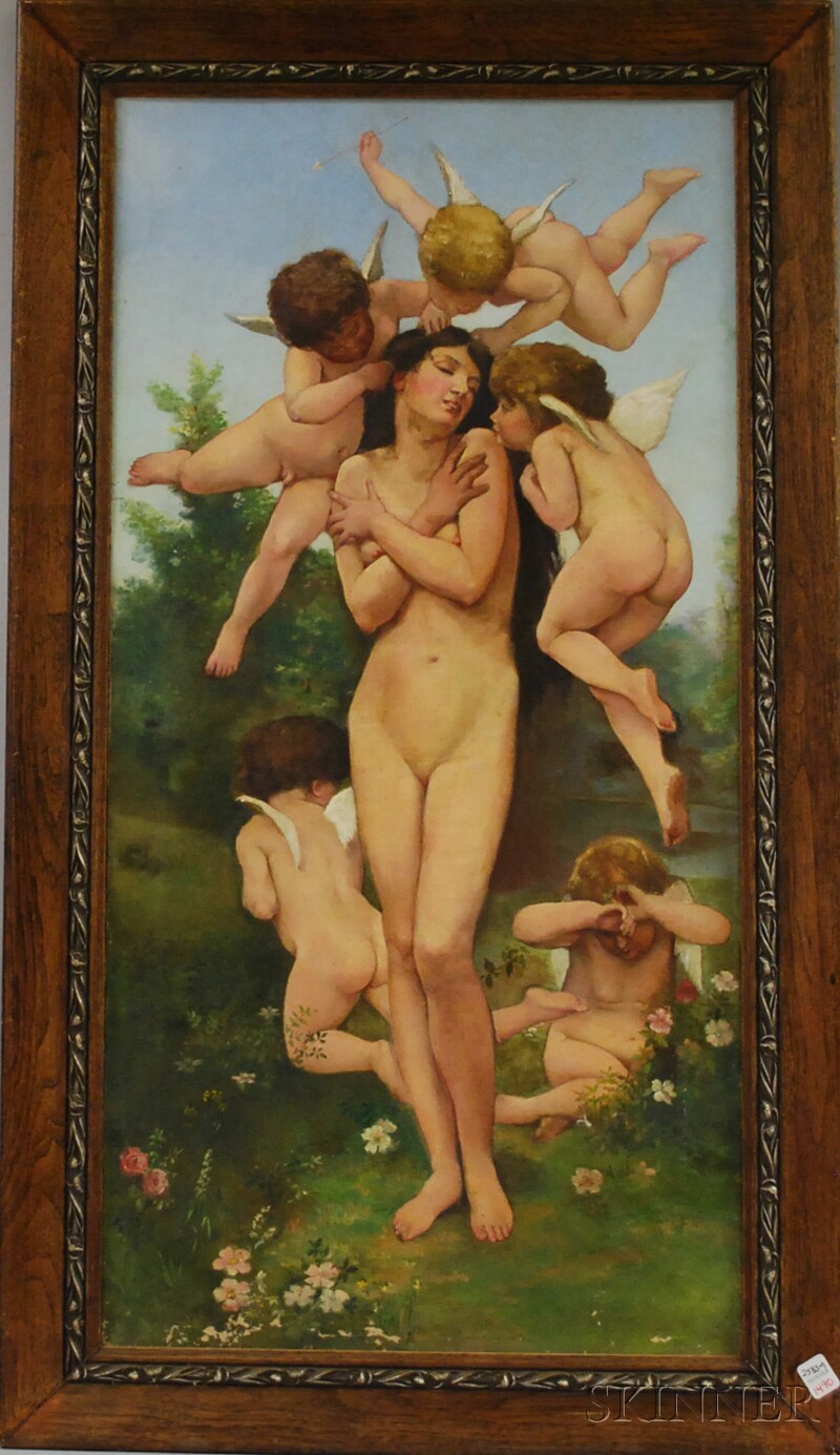 Appraisal: Early th Century Continental School Oil on Canvas Depicting a