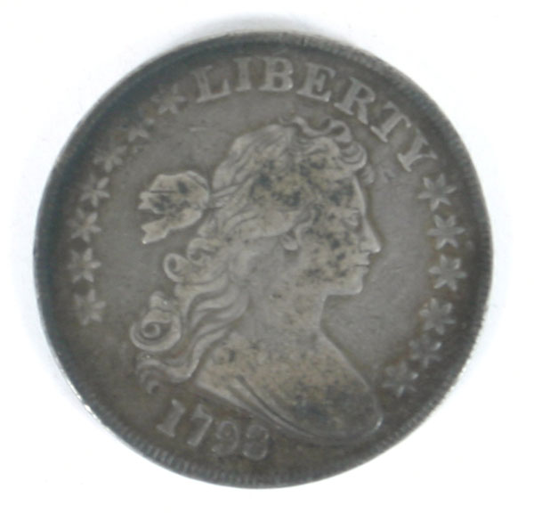 Appraisal: Draped Bust Silver Dollar VG-F