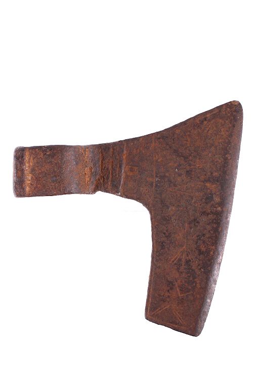 Appraisal: Miniconjou War Chief Buffalo Bull Hewing Axe - This is