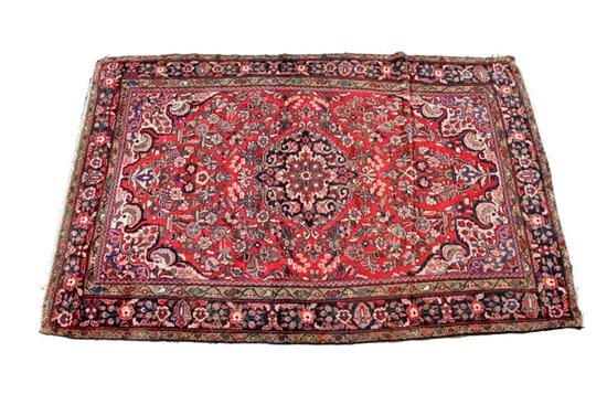 Appraisal: ORIENTAL RUG Mid- th century Borchalo deep red ground '