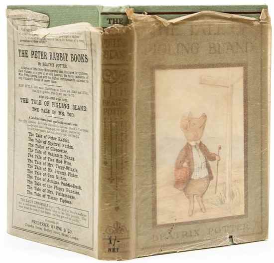 Appraisal: Potter Beatrix The Tale of Pigling Bland first edition first