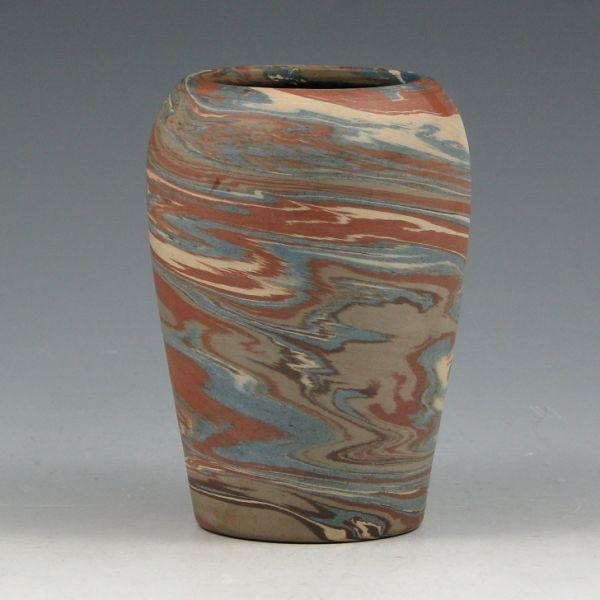 Appraisal: Niloak Mission Swirl vase Marked Niloak Mint tall