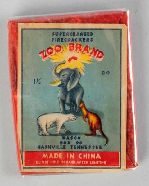 Appraisal: Zoo Brand -Pack Firecrackers Class Nasco in Nashville Tennessee Condition