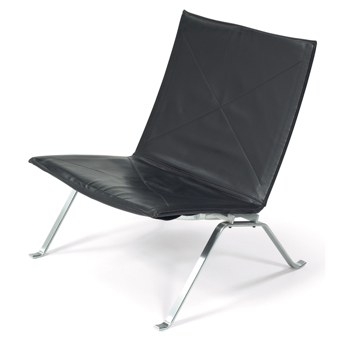 Appraisal: Poul Kjaerholm PK chair by Fritz Hansen steel frame original