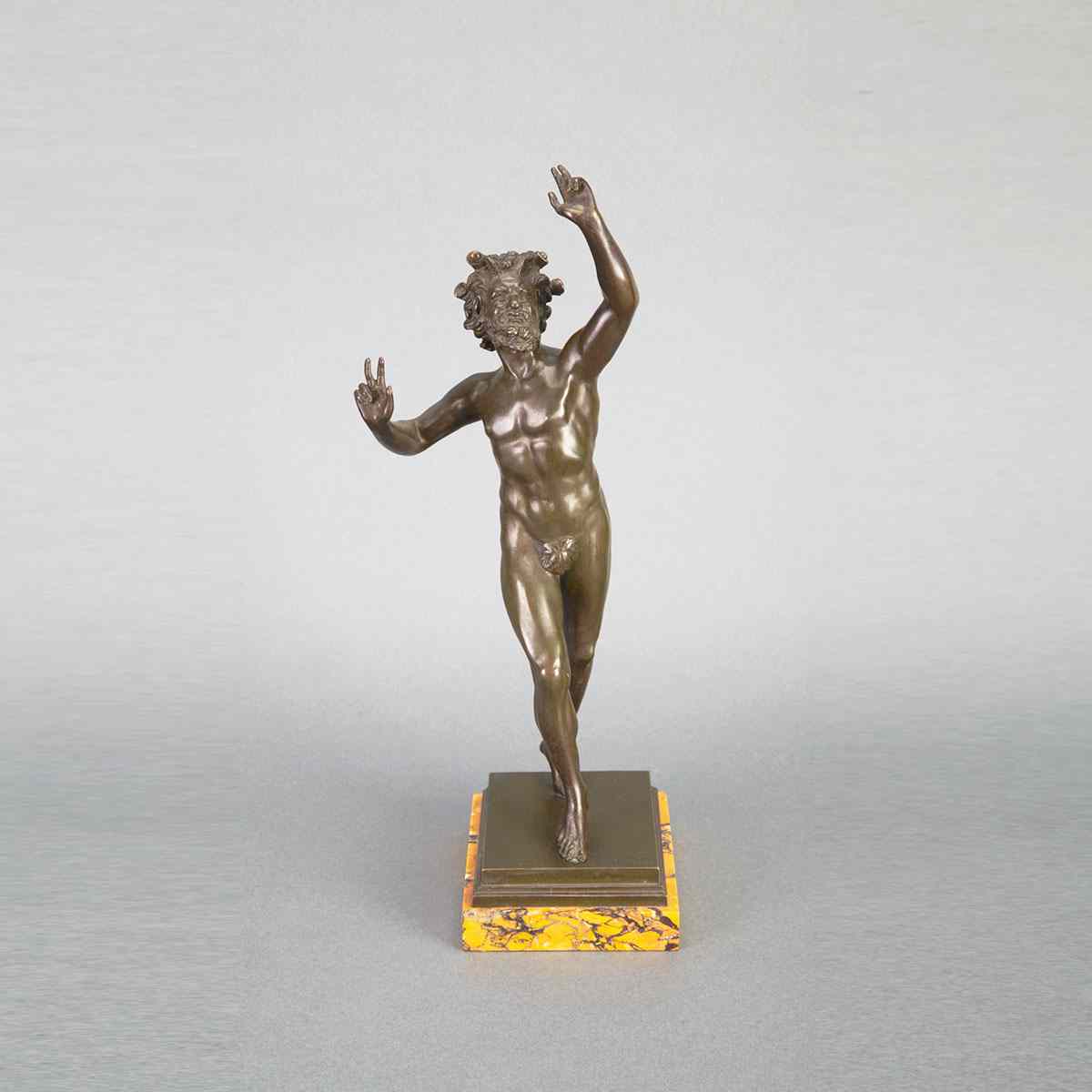 Appraisal: Neapolitan Bronze Figure of the Pompeiian Satyr th century after